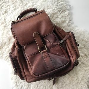 Vintage Leather Backpack
